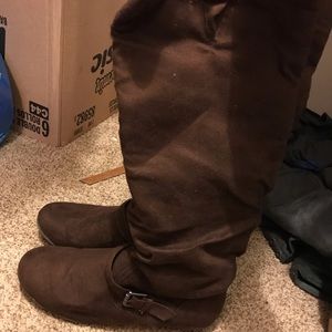 Brown boots